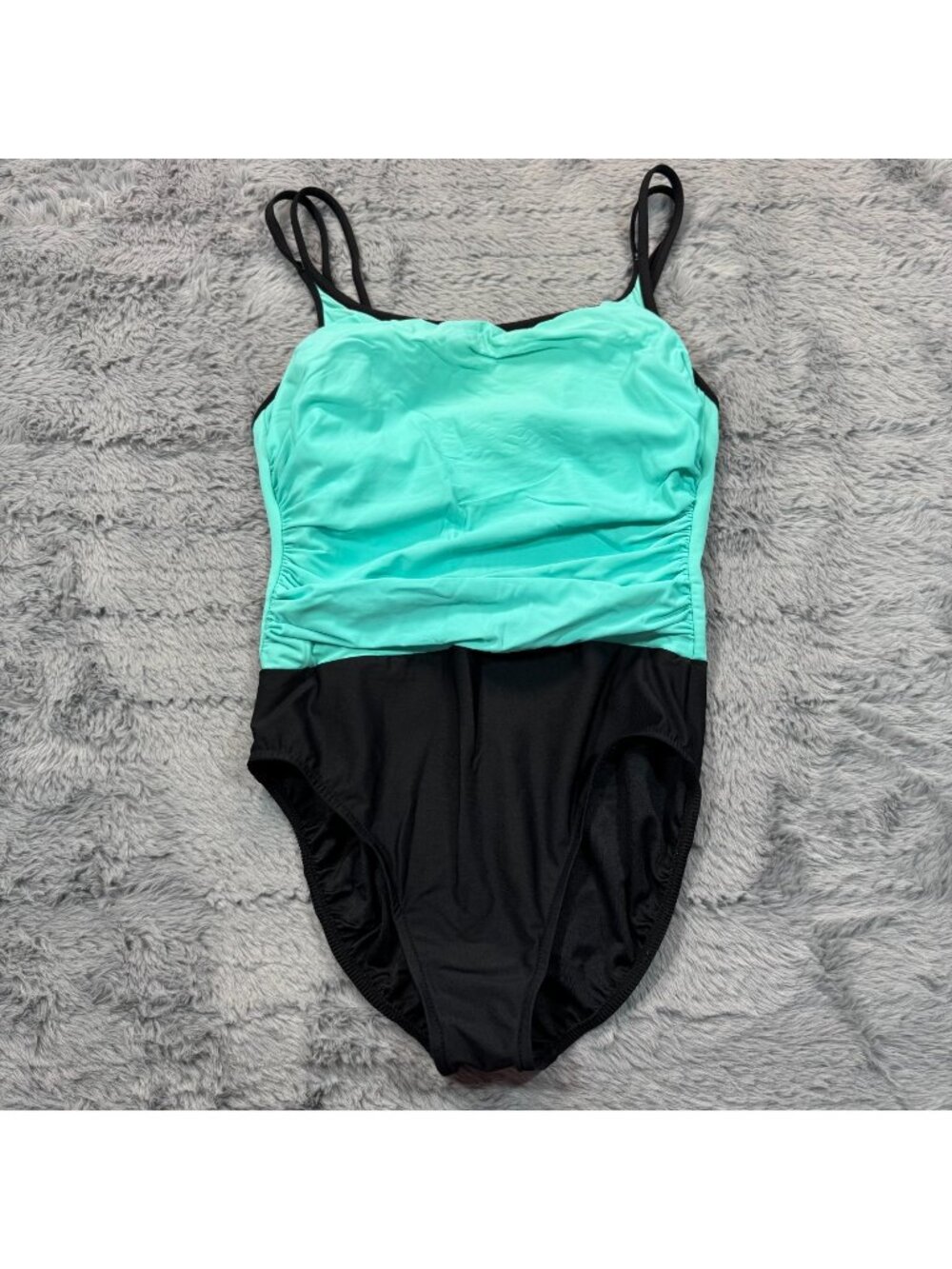 Trimshaper One-Piece Swimsuit Women's 10 Blue Padded Swimwear Surfing Beach